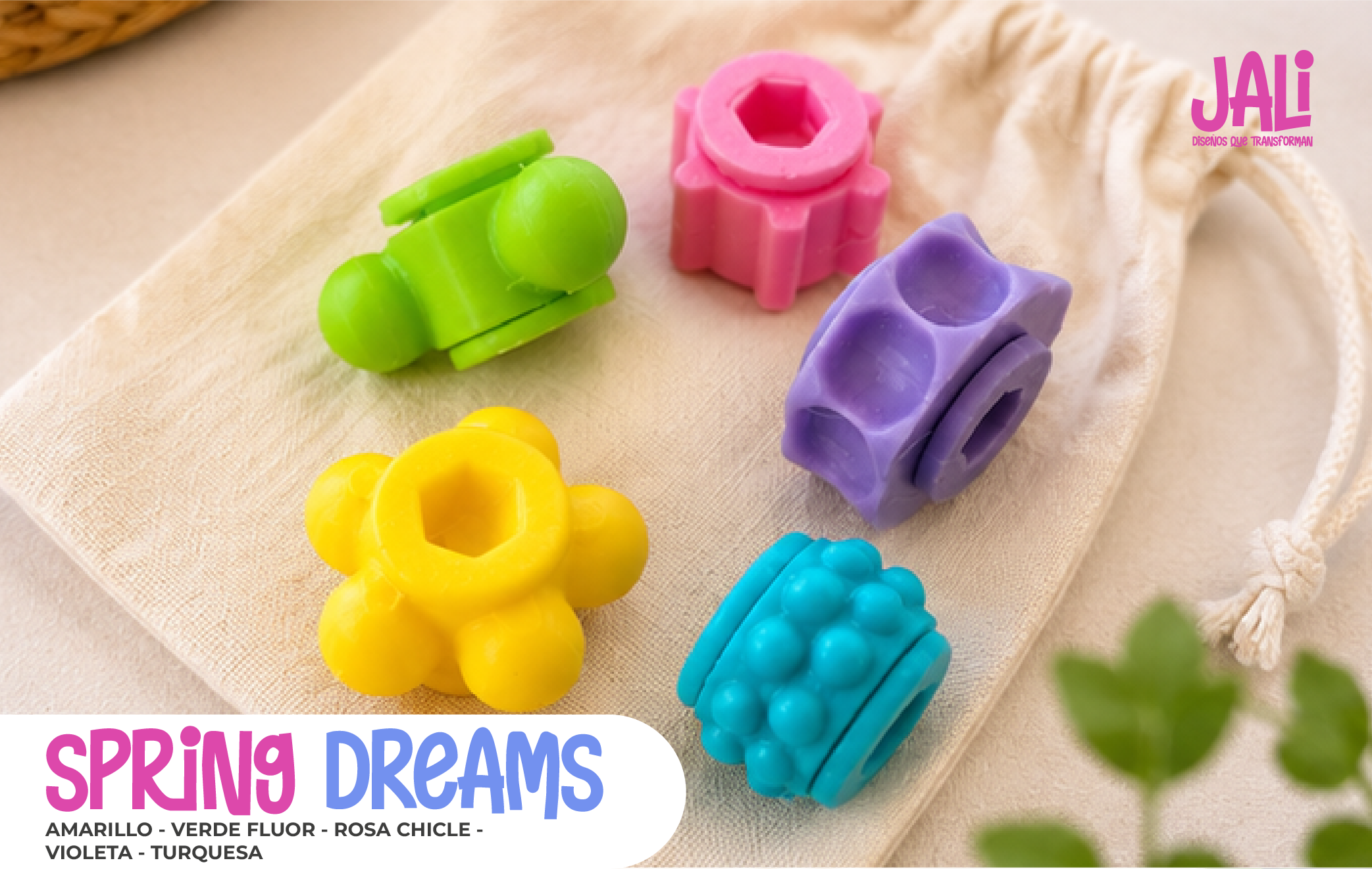 Juguetes Sensoriales para Lápiz con Adaptadores (pack x5) - Imagen 6
