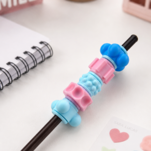 Juguetes Sensoriales para Lápiz con Adaptadores (pack x5)